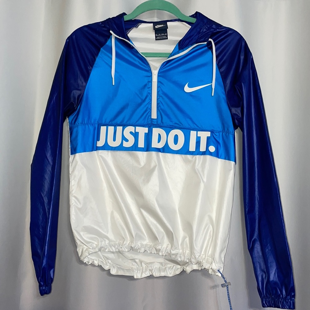 Blue Two toned nike Windbreaker